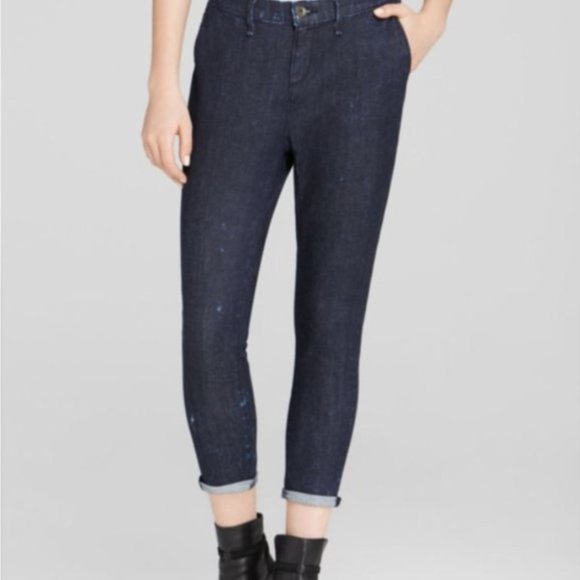 NWT Rag and Bone Ice Dash Trouser Ice Blue Denim Jeans Women's Size 25 ! - Picture 5 of 13